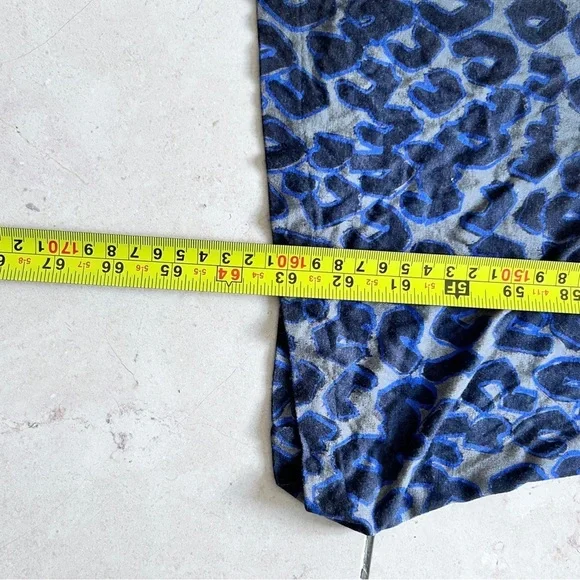 Iceberg Dress Women's Size D42 (CDN 8) Maxi Length Blue/Black Designer Milano - Picture 8 of 10